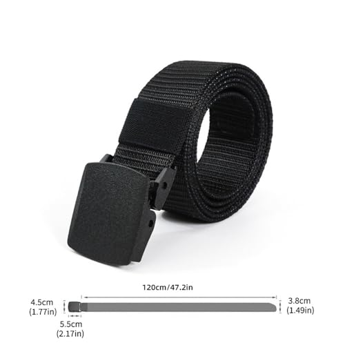 Nylon Canvas Belt With Plastic Buckle For Men And Women Outdoor 1.5inch Wide Working Waist Belt for Airport Friendly4