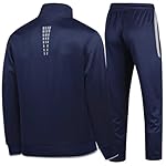 Guanzizai Men's Casual Tracksuit Long Sleeve Sweatsuit Athletic Set Full Zip Running Jogging Sports Jacket and Pants - Image 2