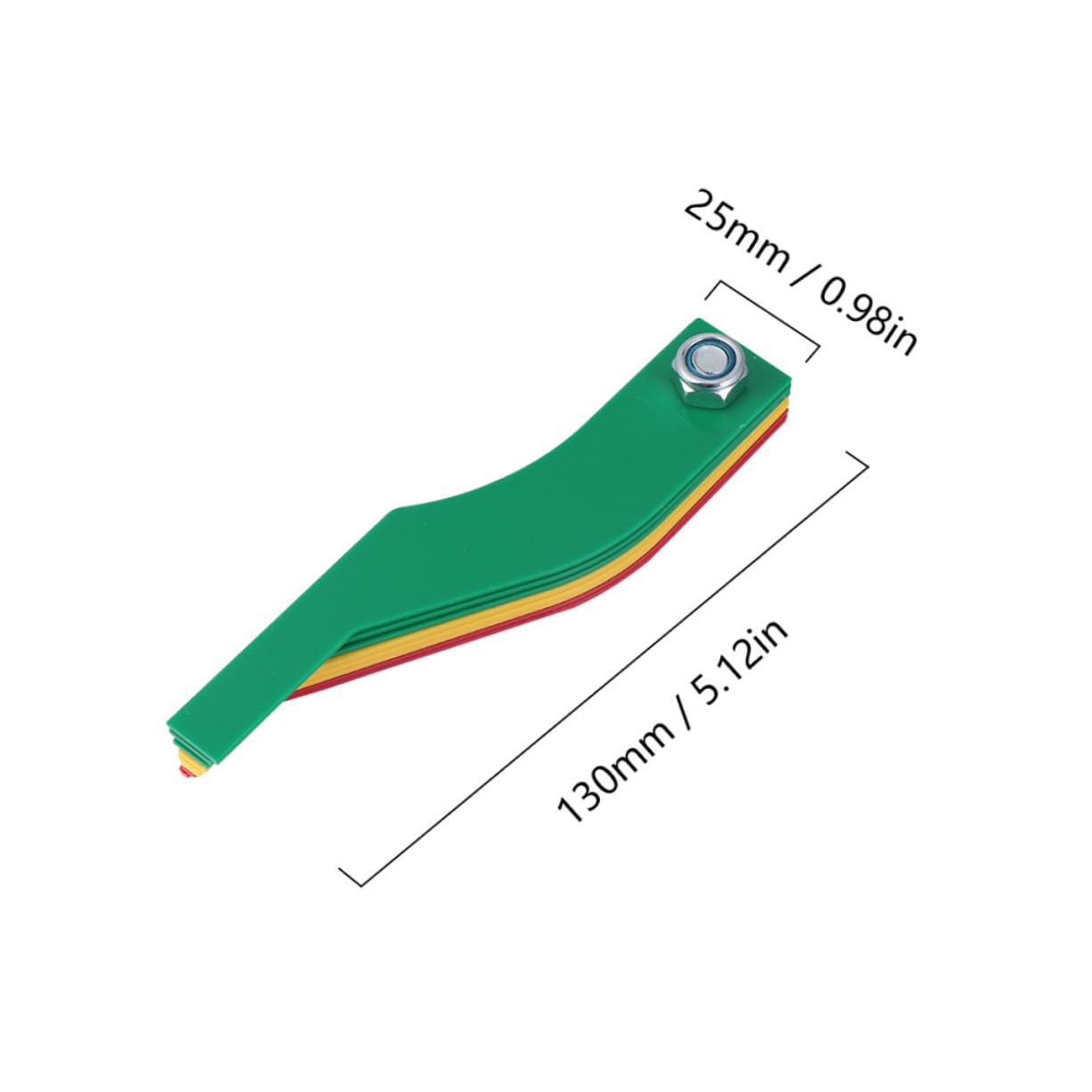 BELLIFFY 2pcs Brake Pad Scale Disc Brake Thickness Gauge Tester Lightweight Design Easy to Carry Intuitive Measurement for Quick Monitoring for Vehicle Maintenance