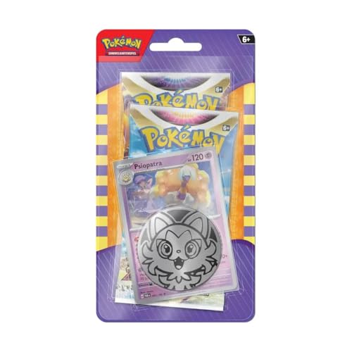 Produit Pokémon Pokémon Lot de 2 boosters de brillance astrale et d'étoiles brillantes - Sous blister avec Psiopatra Promo