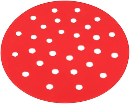 Forros redondos de silicona reutilizables de 9 pulgadas para freidora de aire Ninja Gourmia Power XL NuWave, accesorios para freidora de aire, color