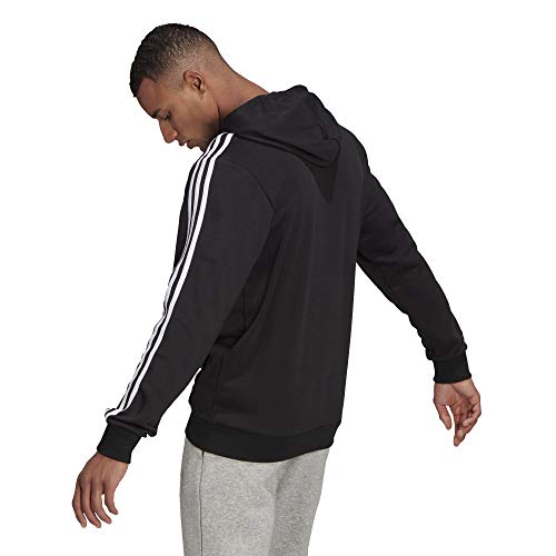 Adidas Essentials sweatshirt à capuche homme 3 bandes molleton éponge