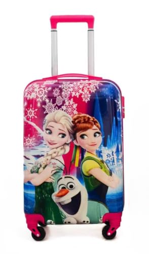 Image of ADSON Abs Kids Trolley 360 Rotating Luggage 360 Degree Wheels Princess Non-Breakable 20 Inch Kids Hardsided Suitcase with 4 Wheels, 360 Degree Wheel Travel Trolley Bag