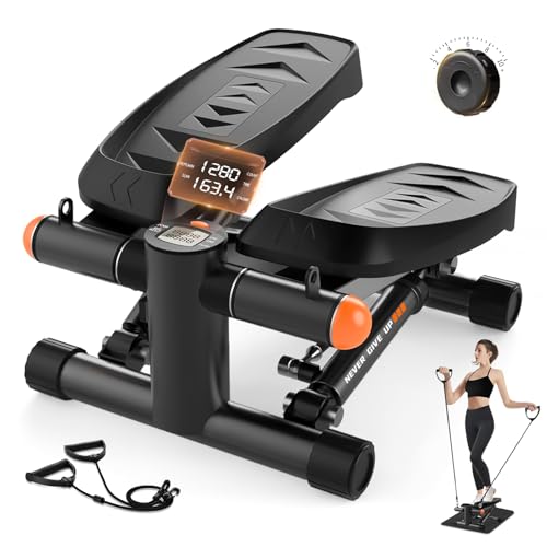 GOQELK Stepper für Zuhause-Mini Stepper, Einstellbarer Widerstand Steppers...