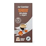 by Amazon Kaffeekapseln Espresso, Geeignet für Nespresso Maschinen, 20 Kapseln
