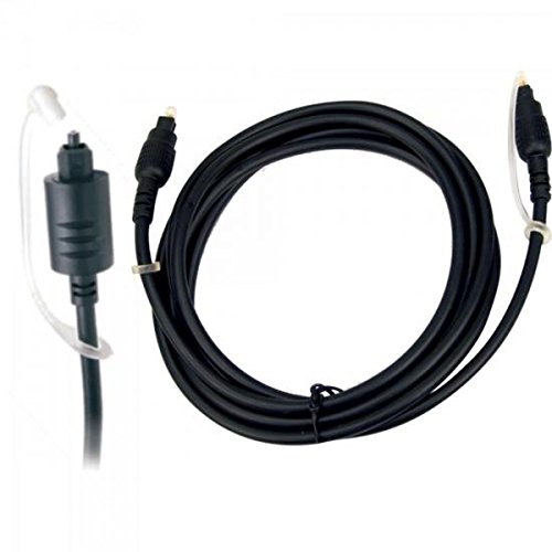 Cabo Fibra Otica para AUDIO/VIDEO 5 Metros Preto Generico