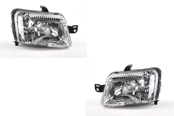 Johns, Jeu de phares pour Fiat Panda (169) 08/09- H4 - gauche et droite