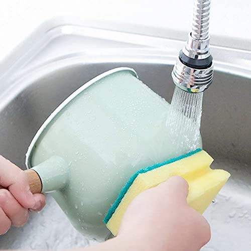 Gladnt Movable Kitchen Faucet Sprayer 2 Pcs Water Sprayer Attachment 360° Rotatable Anti-Splash Lengthen Faucet Nozzle Head Faucet Extension Attachment For Kitchen Sink, Bathtub With 1 Cleaning Brush #TOP2