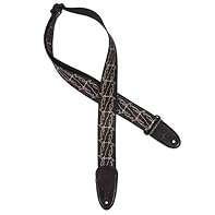 This poly strap features the Gretsch¨ Penguin graphic. Leather ends with embossed logo. Available in 2 colors.