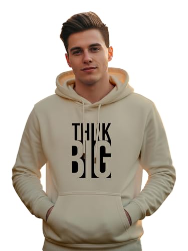 Image of XENOVAURBAN Hoodie for Men /Women | Unisex fit Cotton Fleece Hooded Sweatshirt - THINKB1
