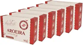 Kit 6 Sabonete Corporal Vegetal Aroeira 90g - Natural