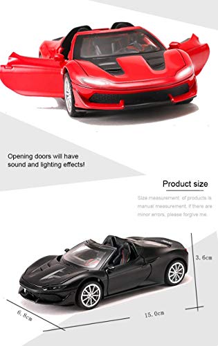 Image of Alokik Enterprise 1:32 Diecast Ferrari J50 Metal Pullback Toy Car With 4 Openable Doors & Light, Music Boys Car For Kids Best Toys Gifts Toys For Kids 3 Years Boys Girls ?1 Pcs??Colors As Per Stock?