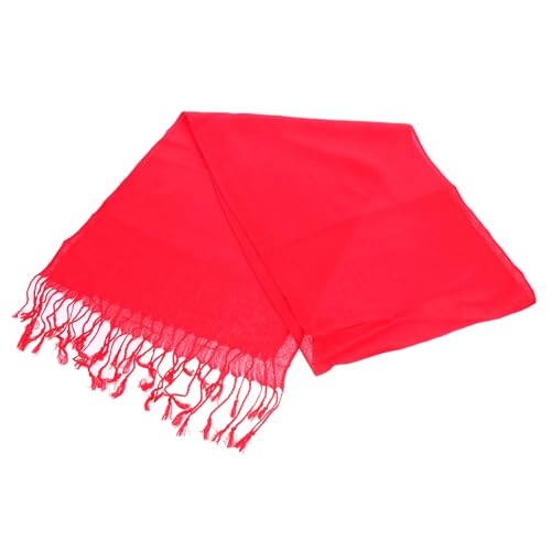 BESTYASH 1pc Solid Color Boys and Girls Scarf Soft Imitation Cashmere Neck Wrap for Charming Fashionable Neckerchief for Boys and Girls Easy to Any Outfit