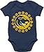 Shirtracer Geburtstagsgeschenk Geburtstag - Tierkreiszeichen Löwe - 6/12 Monate - Navy Blau - Tier - BZ10 - Baby Body Kurzarm für Jungen und Mädchen
