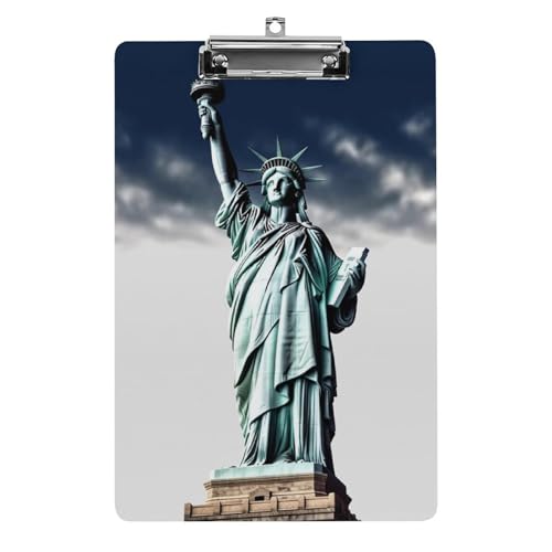 Porte-bloc acrylique design New York pour organiser les documents de bureau A4