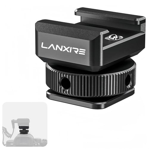 Catálogo de Rod Accesorios los 5 más buscados. 50 Lanxire - Adaptador de montaje para zapato fría con pines retráctiles para accesorios de micrófono anticaídas, se adapta a jaula de cámara, monitor, micrófono, luz de video...