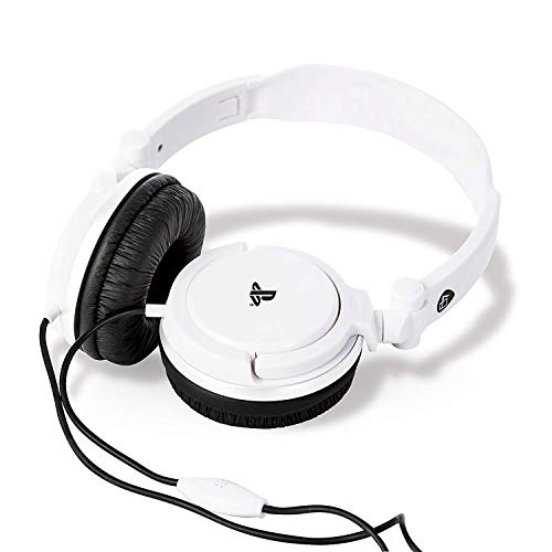 4Gamers - PRO 4-10 PS4 Licensed Wired Stereo Gaming Headset White (PS4) - Afbeelding 4