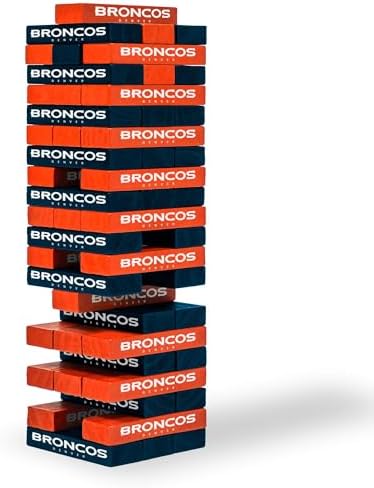 Wild Sports NFL Denver Broncos Table Top Stackers 3" x 1" x .5", ...