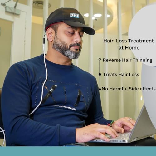 Image of DHI Laser Cap with 108 Laser Diodes | US FDA Approved & Clinically Proven Hair Loss Treatment at Home | Low Level Laser Therapy For Hair Regrowth In Men & Women