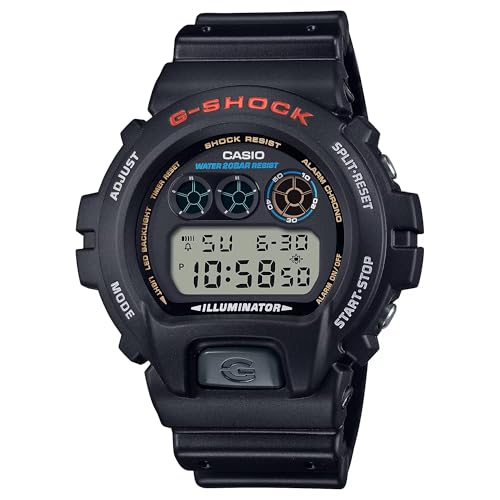 Casio Men's G-Shock DW6900-1V Black Resin Sport...