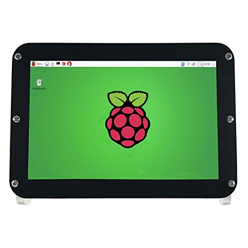 WIMAXIT 8 Inch IPS 1280x800 Resolutions DIY HDMI Display Screen for Raspberry Pi 3 SKD Display LCD Monitor with PMMA Housing and Micro USB Input Power Source