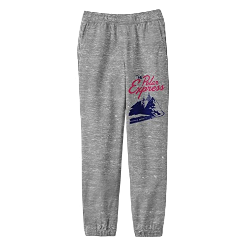 The Polar Express Train and Mountain Boys Athletic Heather Joggers
