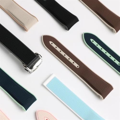 Bracelet montre silicone 20mm interface arc résout le vide du boîtier