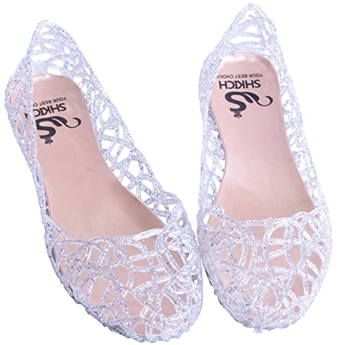 Dear Time Women Flat Heel Summer Beach Jelly Shoes3