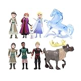 9Pcs Frozen Cake Toppers Birthday Party Supplies Decorations Action Figures Toys Frozen Figurines Toys Cake Toppers Lovely Mini Toys Birthday Party Favor for Kids Fans Collection Room Decor