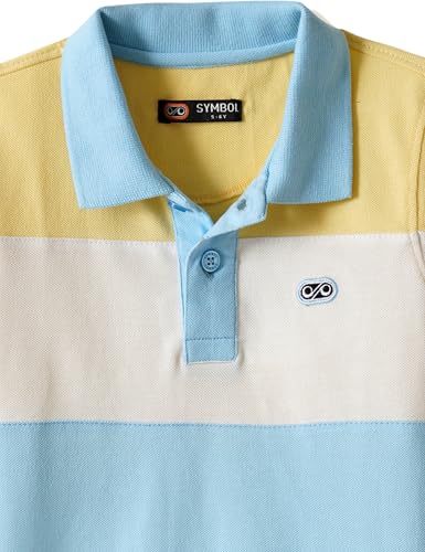 Image of Amazon Brand - Symbol Boy's Color Block Regular Fit Polo Shirt