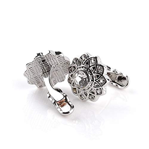 YUNGYE Elegante Manchetknopen Voor Vrouwen Mannen Frans Shirt Graveren Manchetknopen Ronde Manchetknopen Geschenken Voor Heren Manchetknopen voor Mannen Vrouwen - Image 7