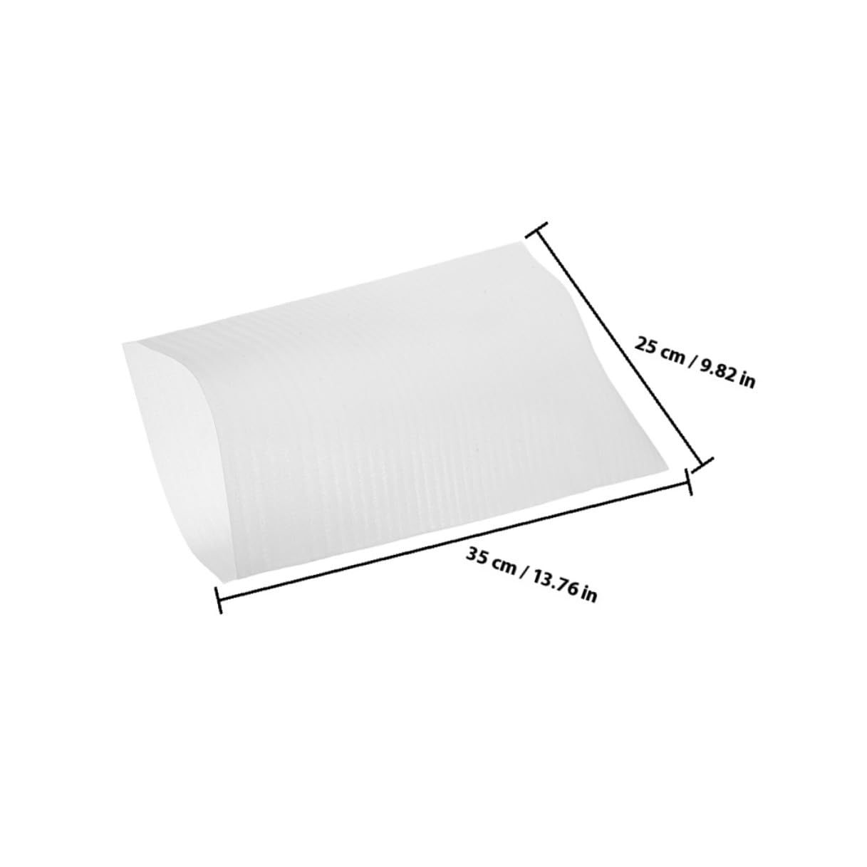 TEHAUX 100 Sacchetti in Schiuma Epe Bianchi, Buste Ammortizzanti per Imballaggio, Elastiche e Resistenti, per Oggetti Fragili e Trasloco