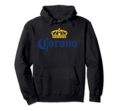 Classic Corona Logo With Crown Pullover Hoodie