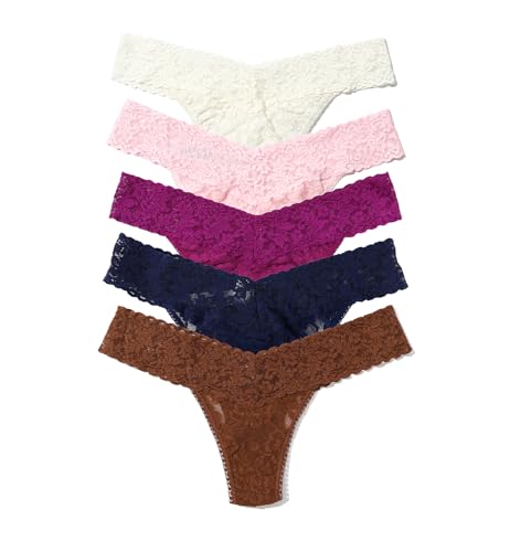 Image of hanky panky 5-PACK Signature Lace Low Rise Thong