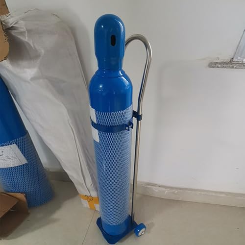 Diable monocylindre 110cm robuste pour transport sécurisé de bouteille d'oxygène médicale - 2
