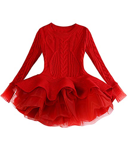 Image of FKKFYY Long Sleeve Fall Sweaters for Girls