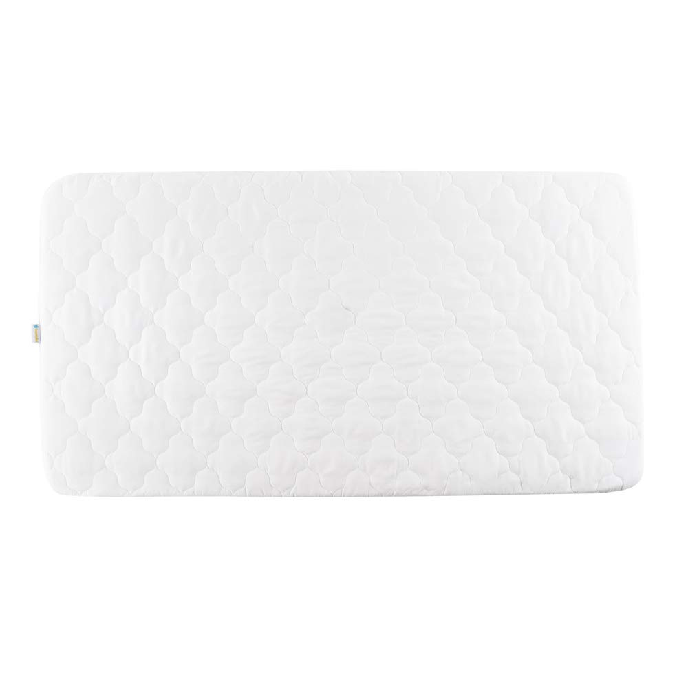Bamuho Pack N Play Waterproof Fitted Crib Mattress Cover-39" x 27" Soft Breathable Mattress Pad & Protector for Stains Proof