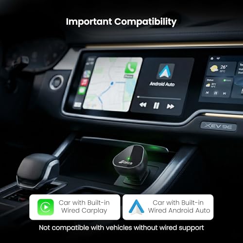 Image of ORCA Cube Wireless CarPlay & Android Auto Adapter - Convert Wired to Wireless, WiFi 6 + Bluetooth 5.4, Fast Auto Reconnect, USB A & Type C Support, Plug & Play for iPhone & Android