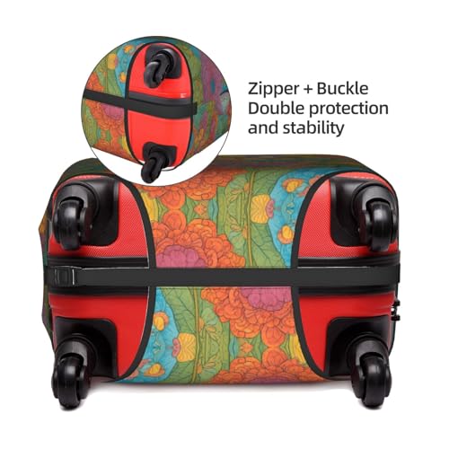 Bright Color 1 Tsa Approved Luggage Cover For 18-32 Inch Suitcases Scratch-Resistant Stretch Luggage Cover4