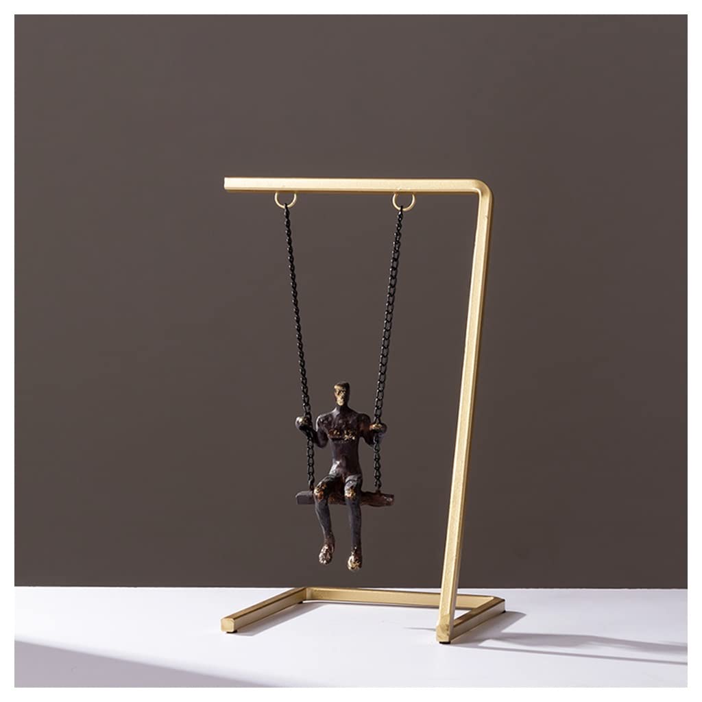 Amazon.co.jp: 彫刻置物装飾、金属彫刻家の装飾、棚用置物装飾、樹脂