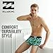 Billabong Mens Underwear 4 Pack Microfiber Performance Boxer Briefs for Men