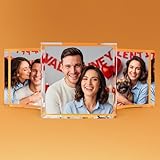 ArtPix 3D Acrílico personalizado regalo de fotos de Navidad, bloque cuadrado de impresión de fotos UV, regalo único de cumpleaños personalizado para mamá, mujeres, hombre, regalo con tu propia foto (2