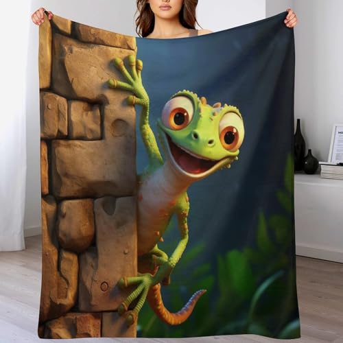 Couverture de balcon et camping caméléon en flannel douce - 2