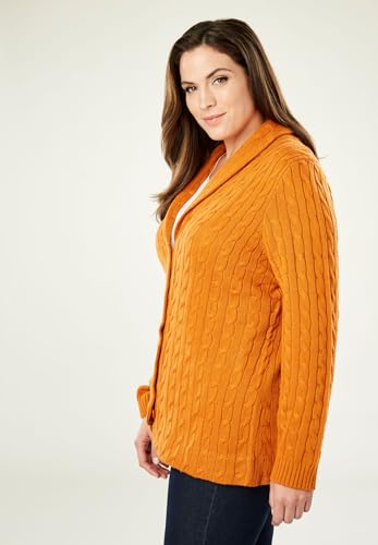 Jessica London Women's Plus Size Cable Blazer Sweater4