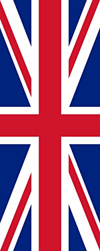 Drapeau Royaume-Uni grand format drapeau portrait 300x120cm vertical
