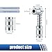 Gseigvee 2 PCS Car Grease Nozzle Adapter, 1.3