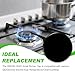 New Upgraded WB29K10022 Range Surface Small Burner Cap Replacement for GE Gas Range/Stove/Oven/Cooktop,Burner Caps for Gas Stove,Shiny Black Surface,2.6 Inch Diameter (1PCS)