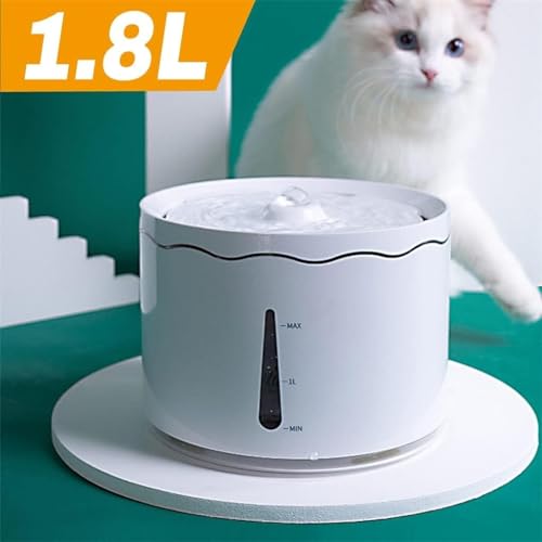 Fuente automática para gatos 1.8L GeRRiT beber miniatura 5