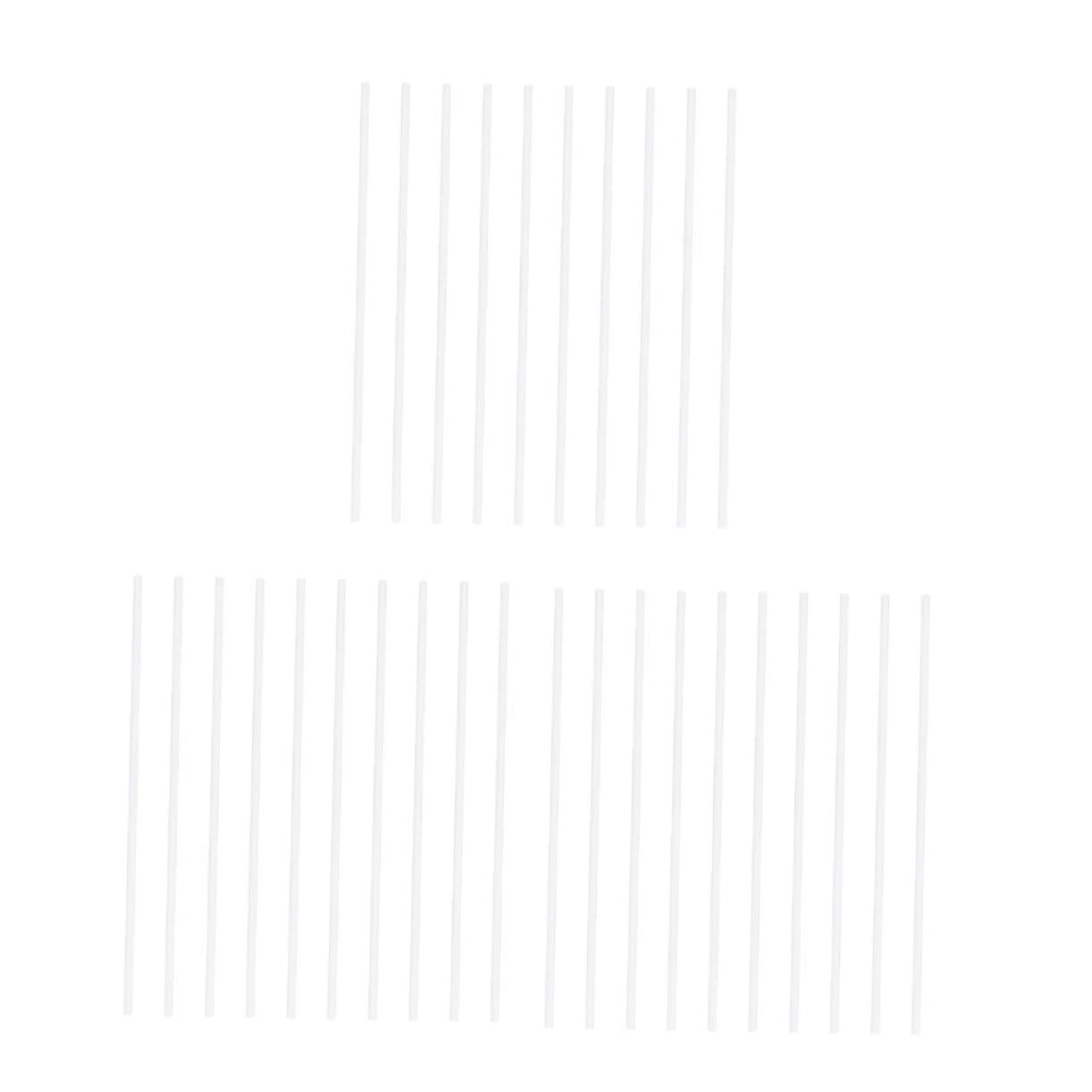 MUCKLILY 300pcs Lollipop Paper Sticks DIY Candy Bars for Cake Pops Chocolate Treats Safe Paper Material for Parties