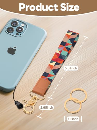Image of Wristlet Keychain for Women and Men, Key Chain Holder, Wrist Lanyard for Keys